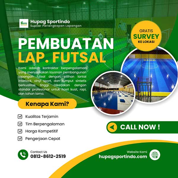 jasa pembuatan lapangan futsal